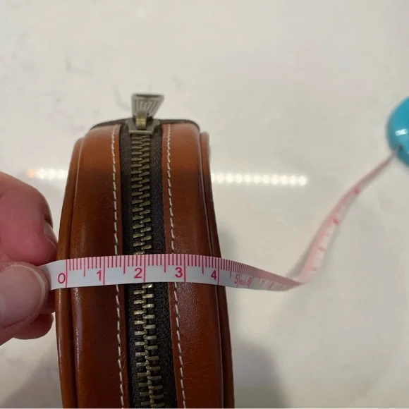 Patricia Nash Brown Leather Zippered Jewelry Case - Picture 7 of 7